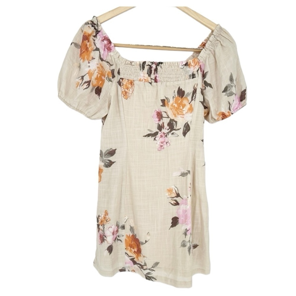 NWT En;semble Floral‎ Lightweight Smocked Summer Dress